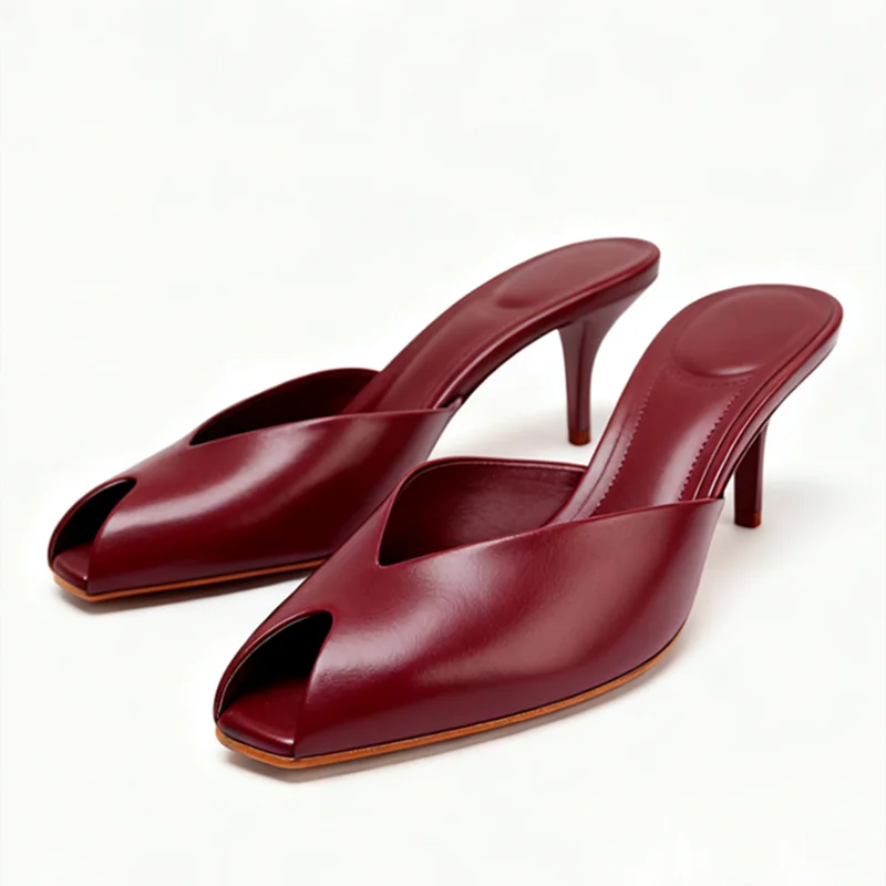 Sexy Peep Toe Design Brand Hig - Summer Clothing Brands บทวิจารณ์และราคา