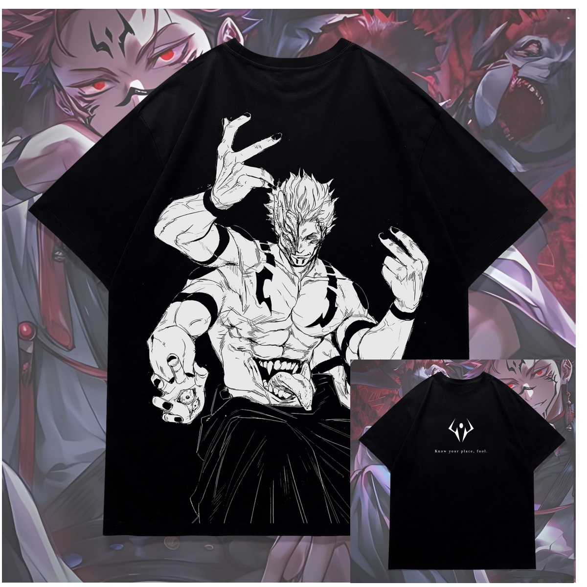 Sukuna Know Your Place Jujutsu - Summer Clothing Places บทวิจารณ์และราคา