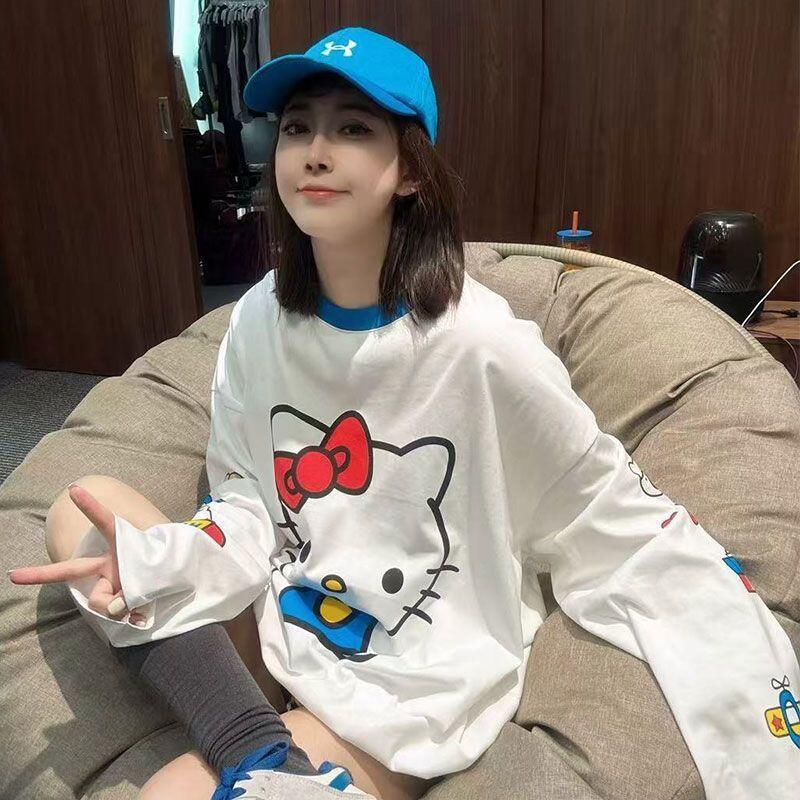 Long-Sleeved Hello Kitty Summe - Summer Clothing Styles บทวิจารณ์และราคา