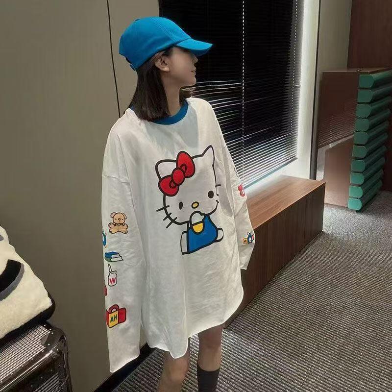 Long-Sleeved Hello Kitty Summe - Summer Clothing Styles บทวิจารณ์และราคา