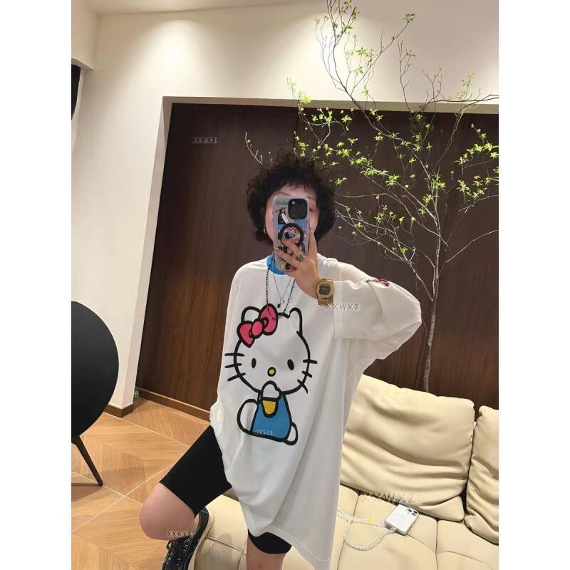 Long-Sleeved Hello Kitty Summe - Summer Clothing Styles บทวิจารณ์และราคา
