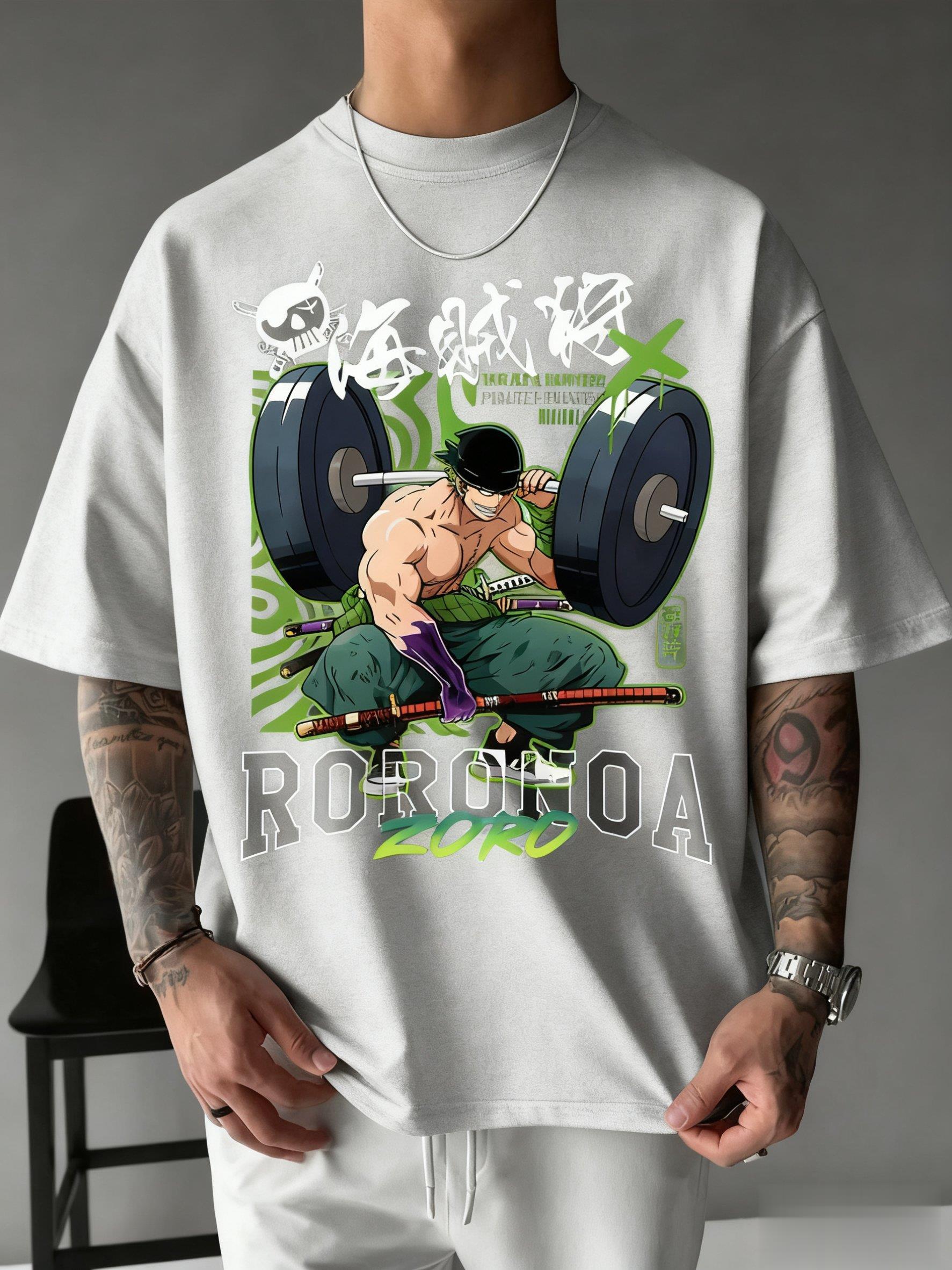 One Piece Zoro Anime Print T S - Japan Summer Clothing Women บทวิจารณ์และราคา