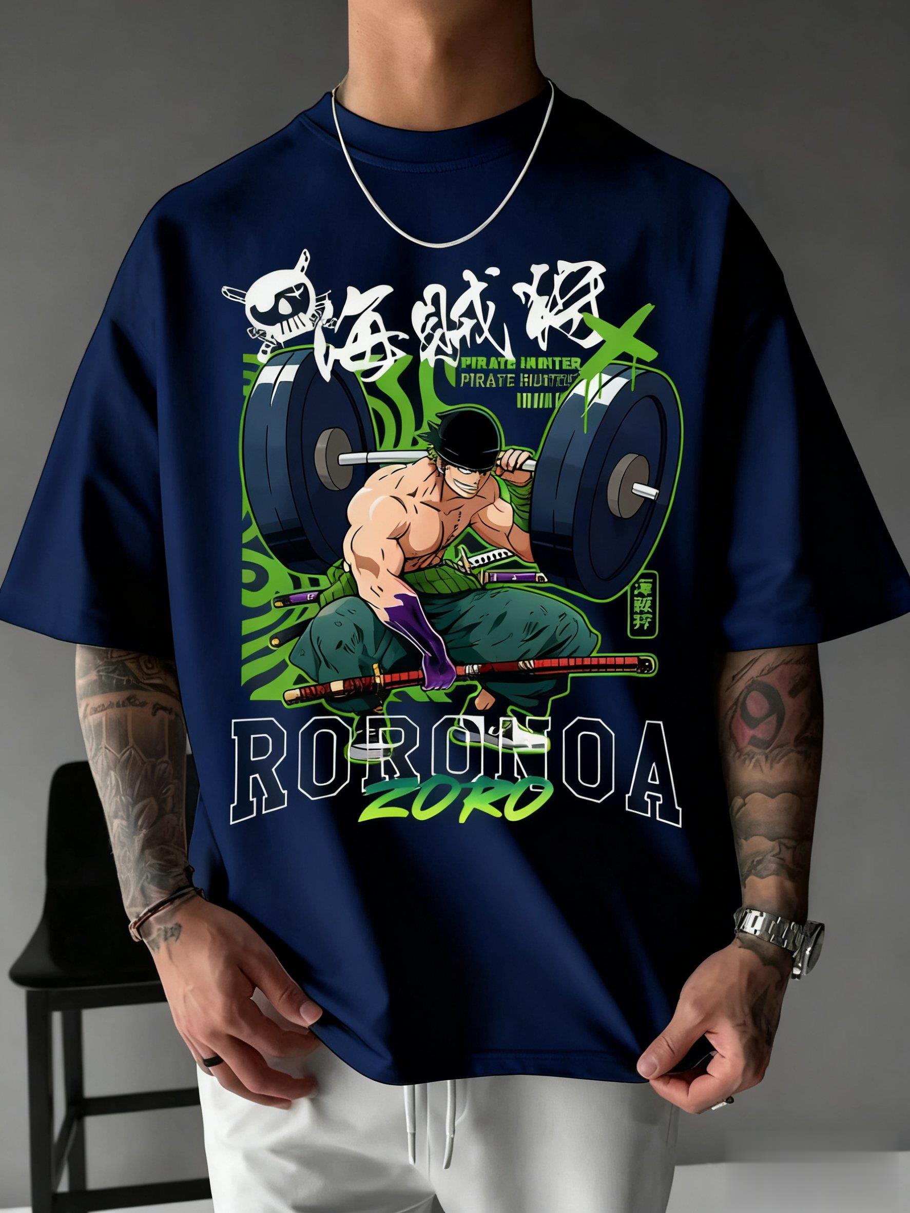 One Piece Zoro Anime Print T S - Japan Summer Clothing Women บทวิจารณ์และราคา