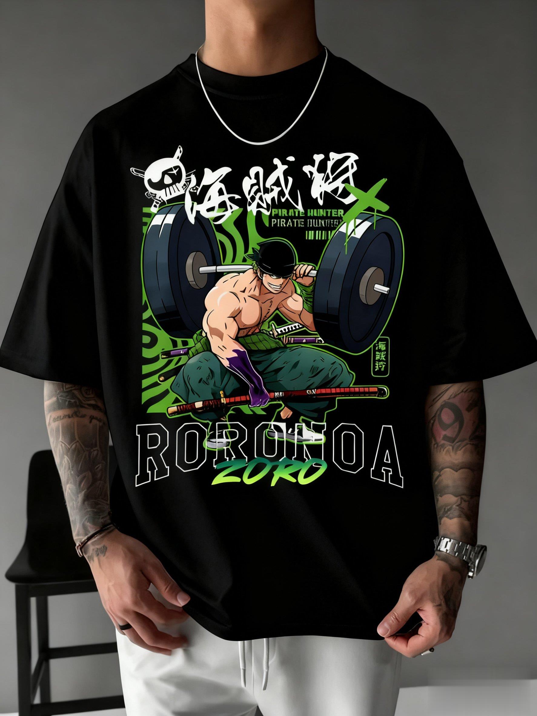 One Piece Zoro Anime Print T S - Japan Summer Clothing Women บทวิจารณ์และราคา