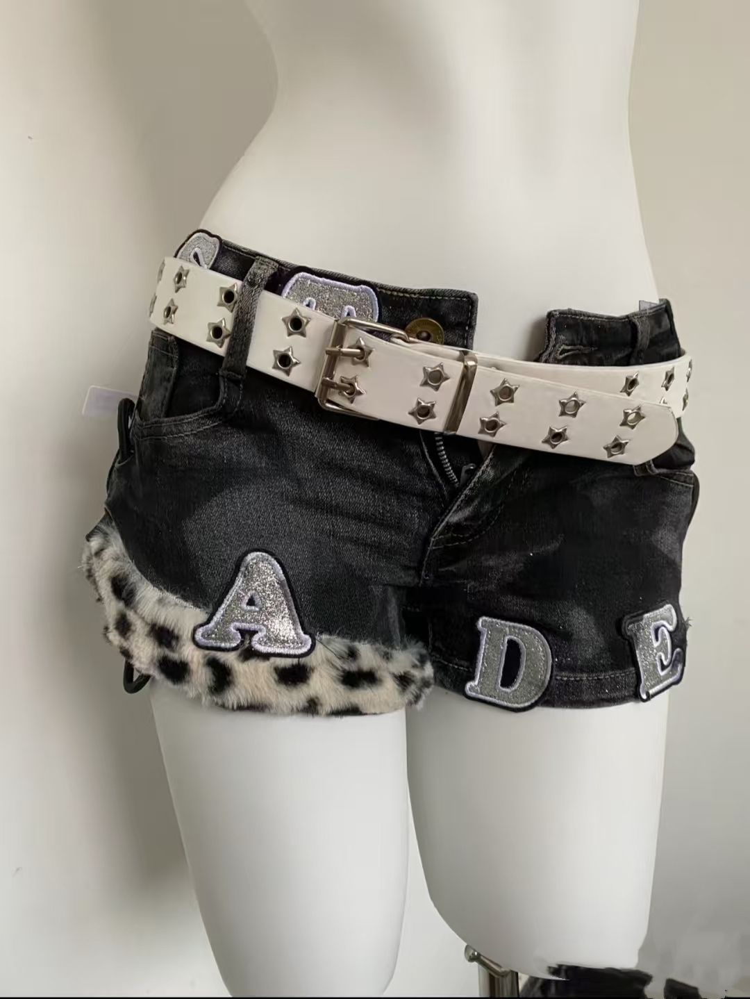 Y2k Embroidered Patch Denim Sh - Summer Clothing For Girls บทวิจารณ์และราคา