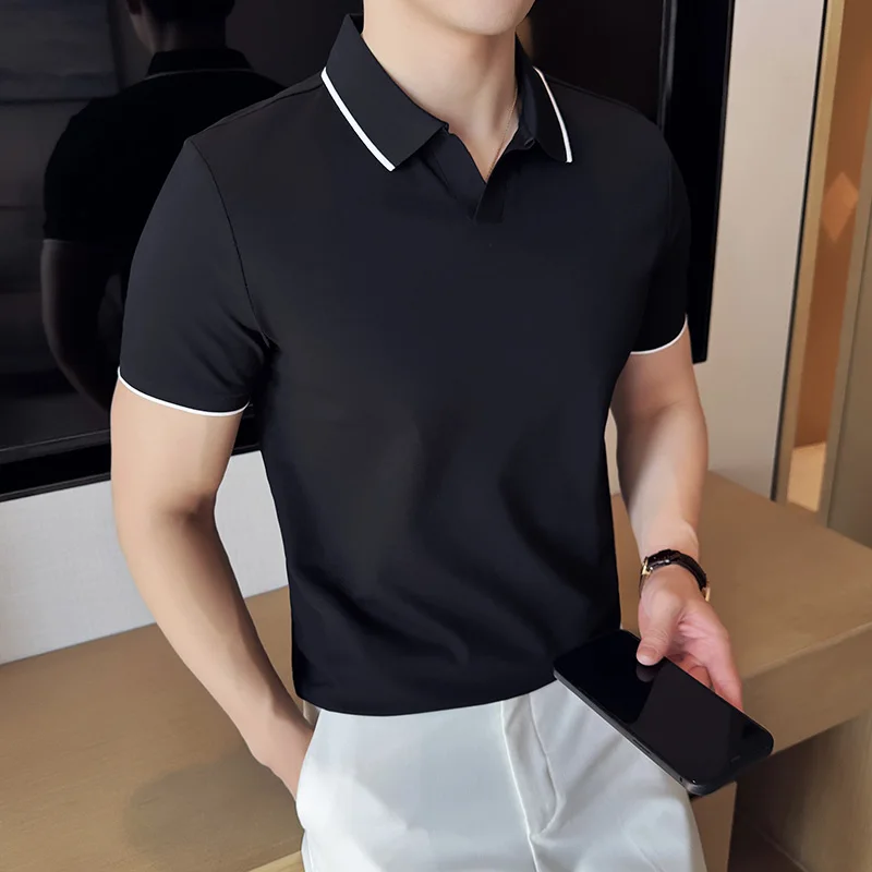 Men Polo Shirt Summer Light Th - Summer Light Clothing บทวิจารณ์และราคา