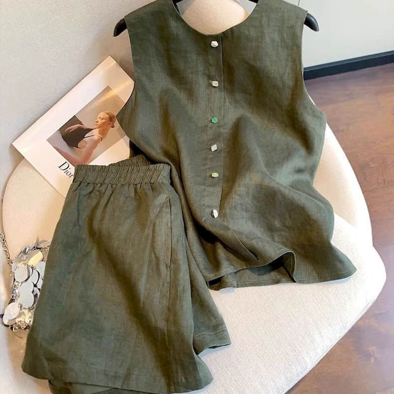Shorts Sets Old-money Aestheti - Summer Clothing Old Money บทวิจารณ์และราคา