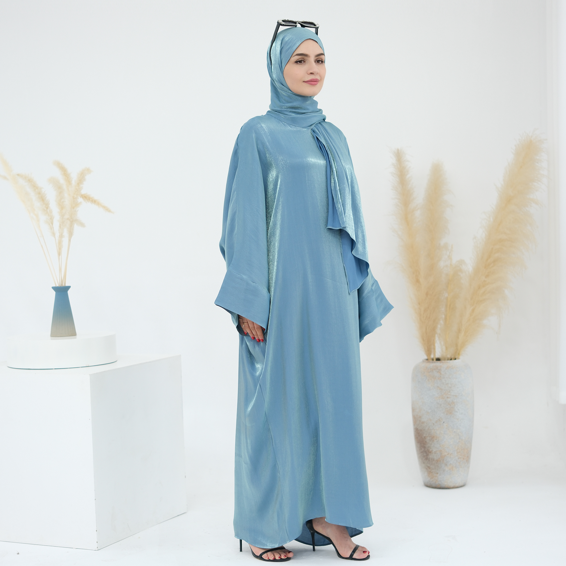 Women Muslim Abaya Attached Hi - Summer Light Clothing บทวิจารณ์และราคา