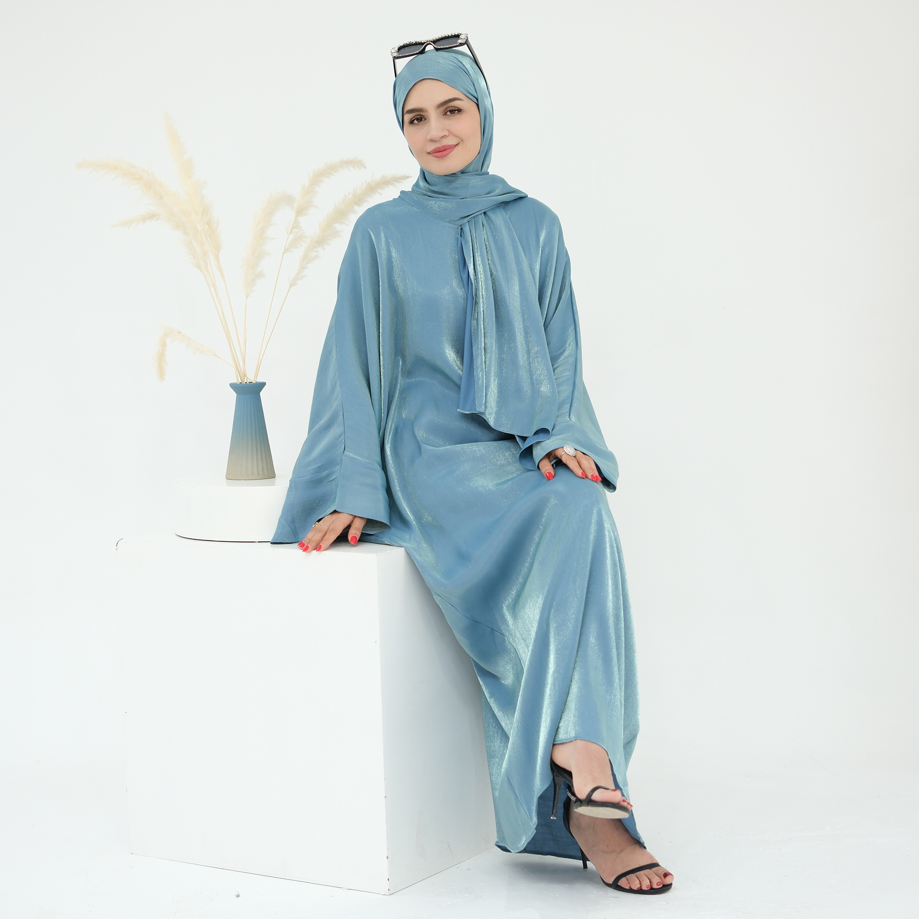 Women Muslim Abaya Attached Hi - Summer Light Clothing บทวิจารณ์และราคา