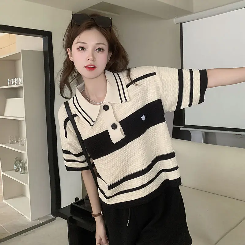 Summer Outfit Woman Tshirt Kni - Summer Clothing Trends 2025 Women'S บทวิจารณ์และราคา