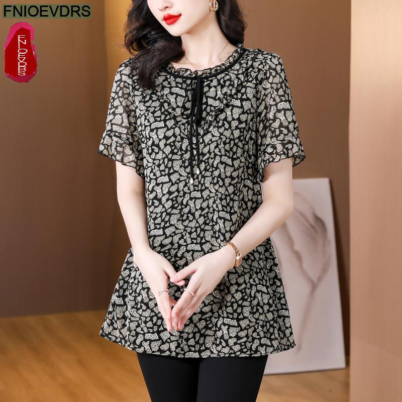 M-5XL 2023 Loose Clothes Women - Summer Clothing Old Money บทวิจารณ์และราคา