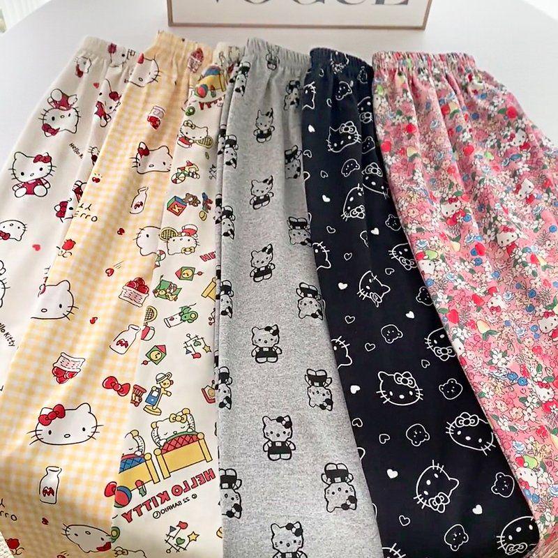Sanrio Pants Hello Kitty Pajam - Summer Clothing For Girls บทวิจารณ์และราคา
