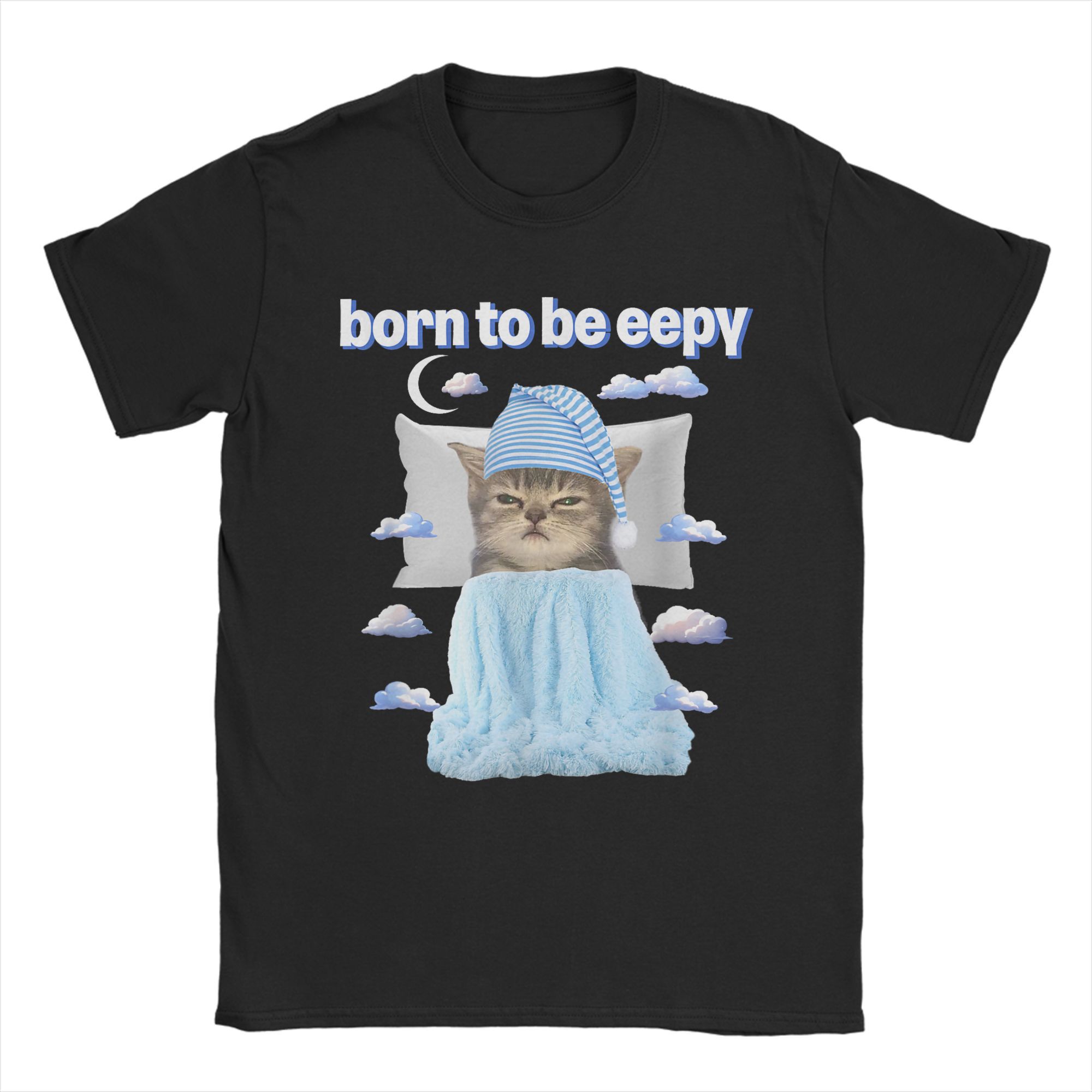 Women T-Shirt Eepy Cat Sleepy  - Summer Clothing Ideas For Women บทวิจารณ์และราคา