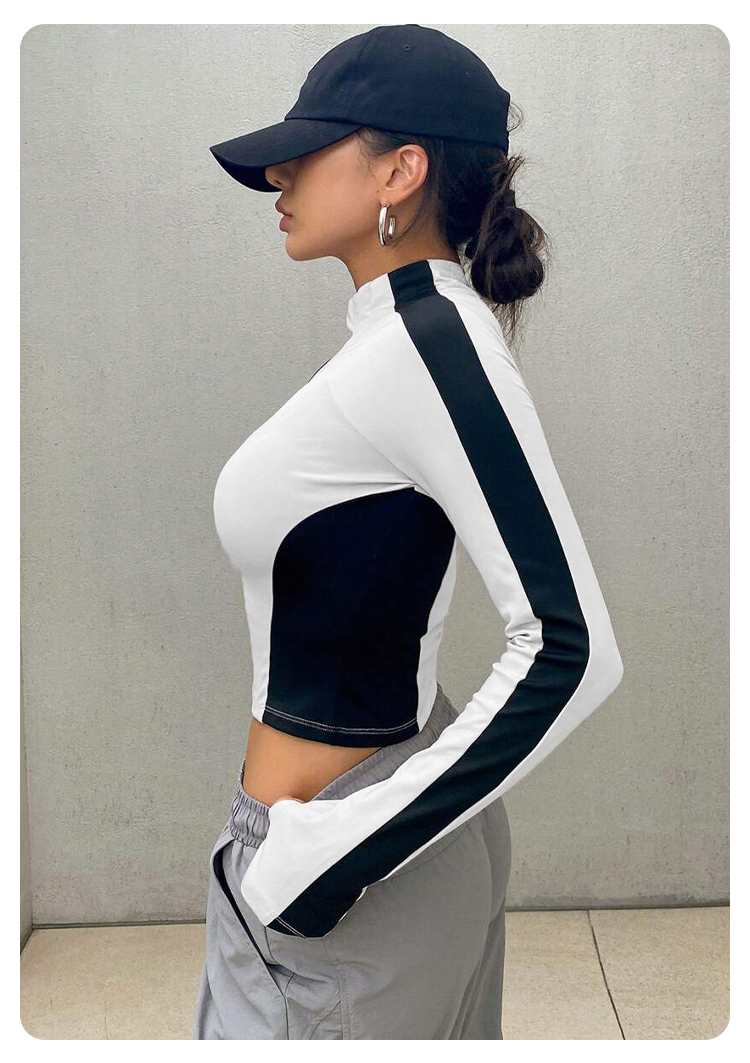 Yoga Clothes Stand Up Collar J - Summer Clothes บทวิจารณ์และราคา