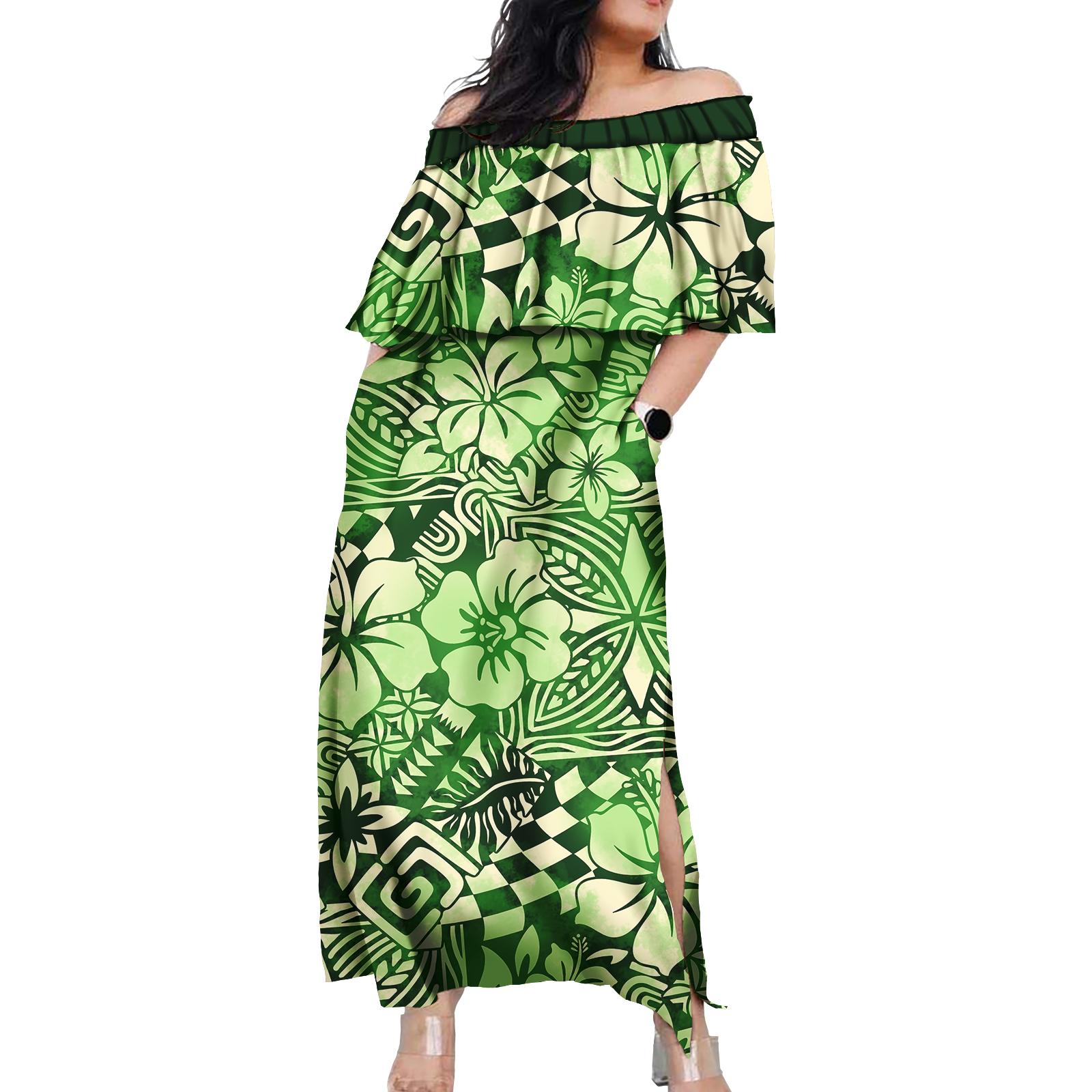 Hawaiian Floral Design Women D - Summer Clothing Plus Size Women บทวิจารณ์และราคา
