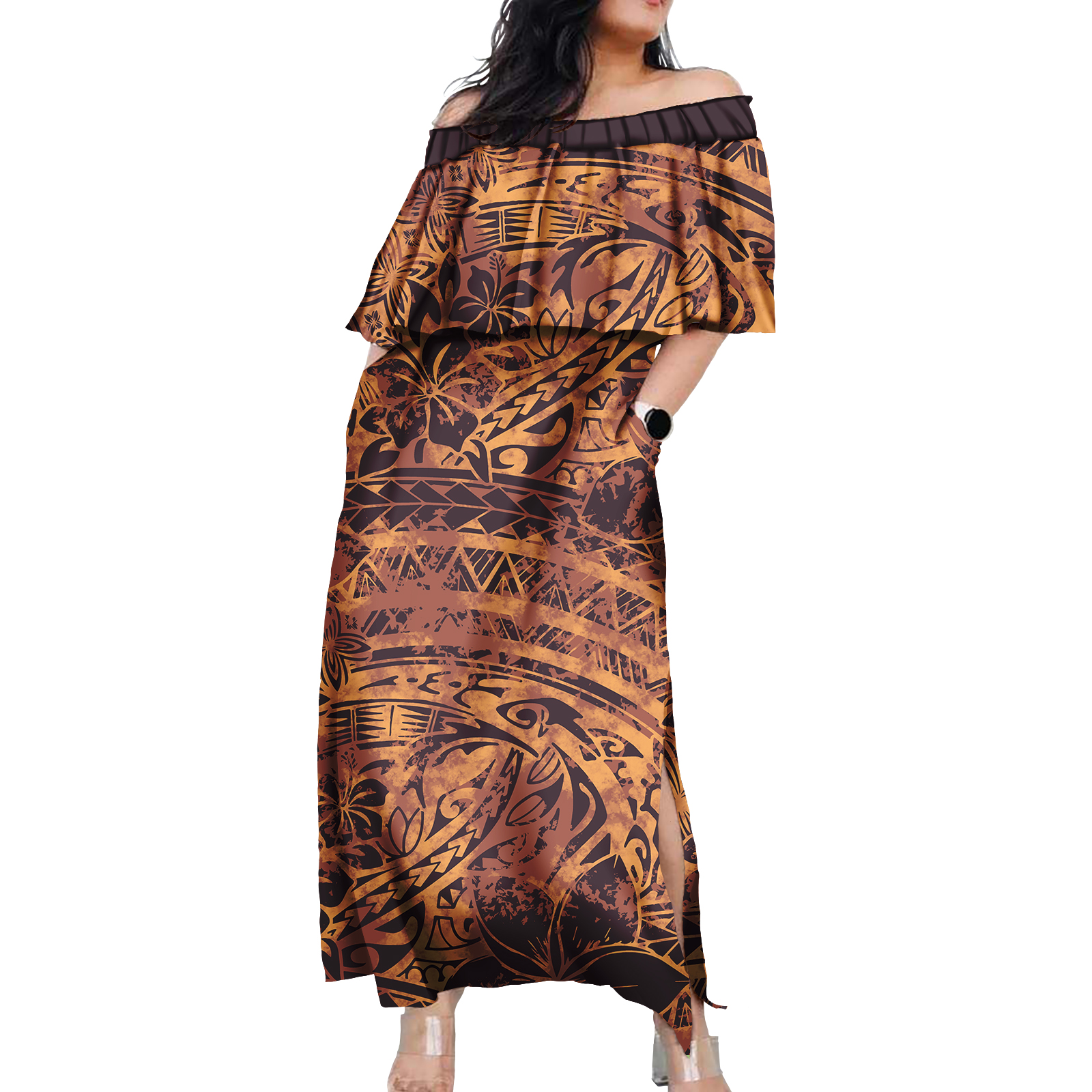 Hawaiian Floral Design Women D - Summer Clothing Plus Size Women บทวิจารณ์และราคา