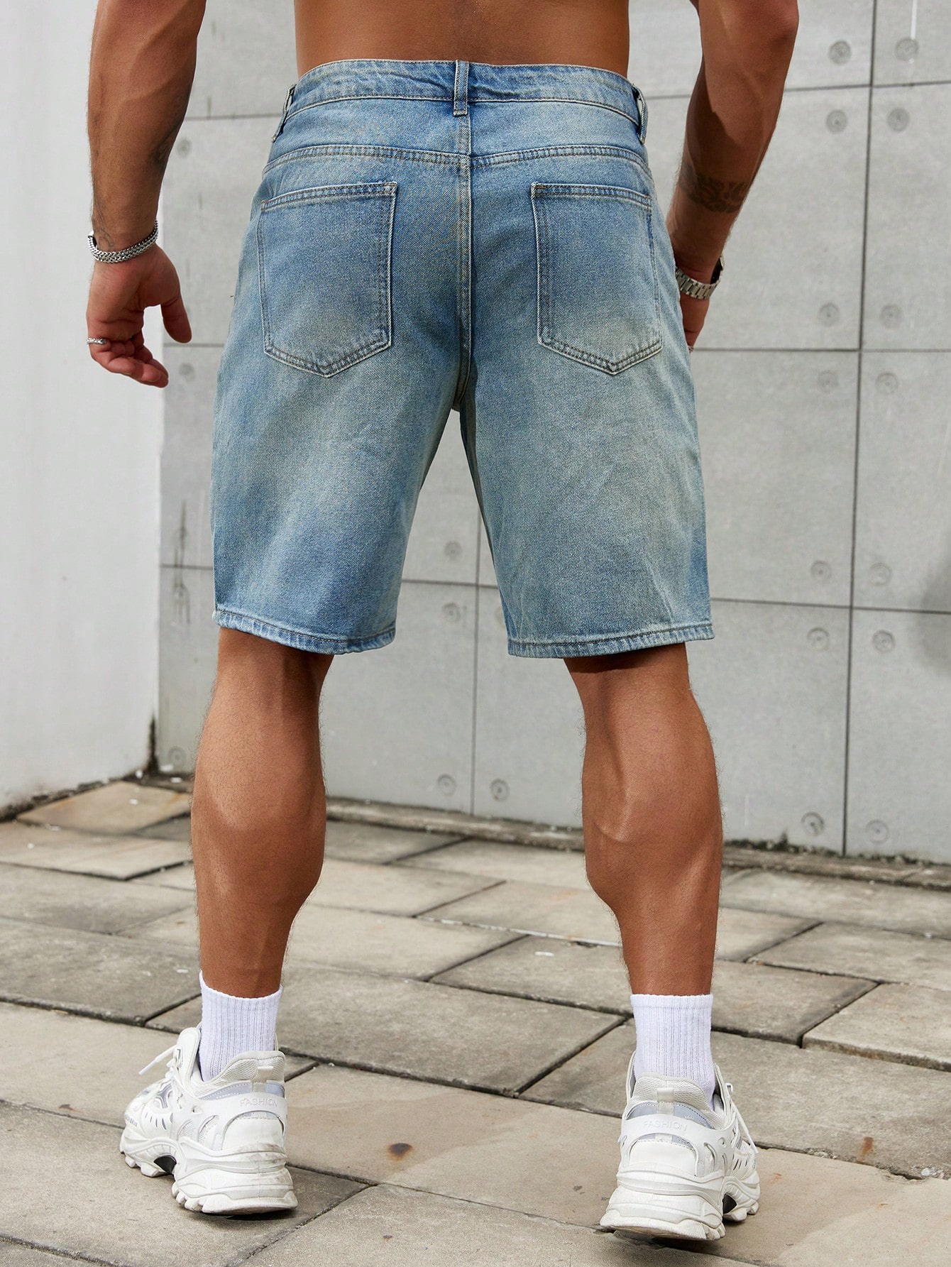 New Fashion Mens Ripped Short  - Summer Clothing Brands บทวิจารณ์และราคา