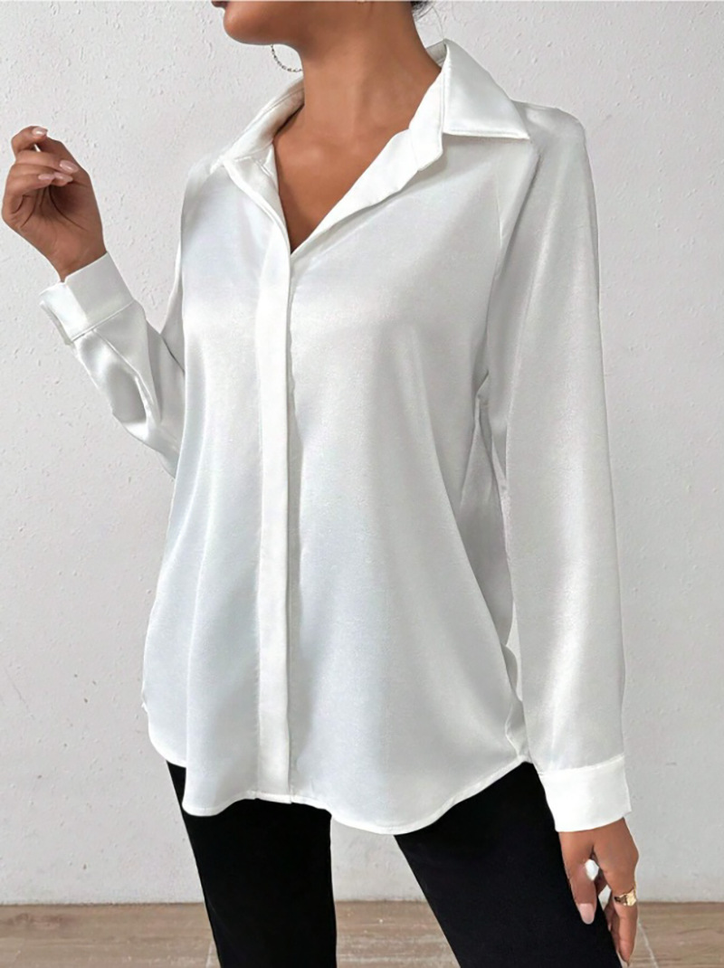 Women's Long Sleeve Silk-like  - Quality Summer Clothing For Women บทวิจารณ์และราคา