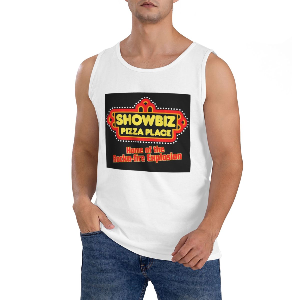 100% Cotton Showbiz Pizza Plac - Summer Clothing Places บทวิจารณ์และราคา
