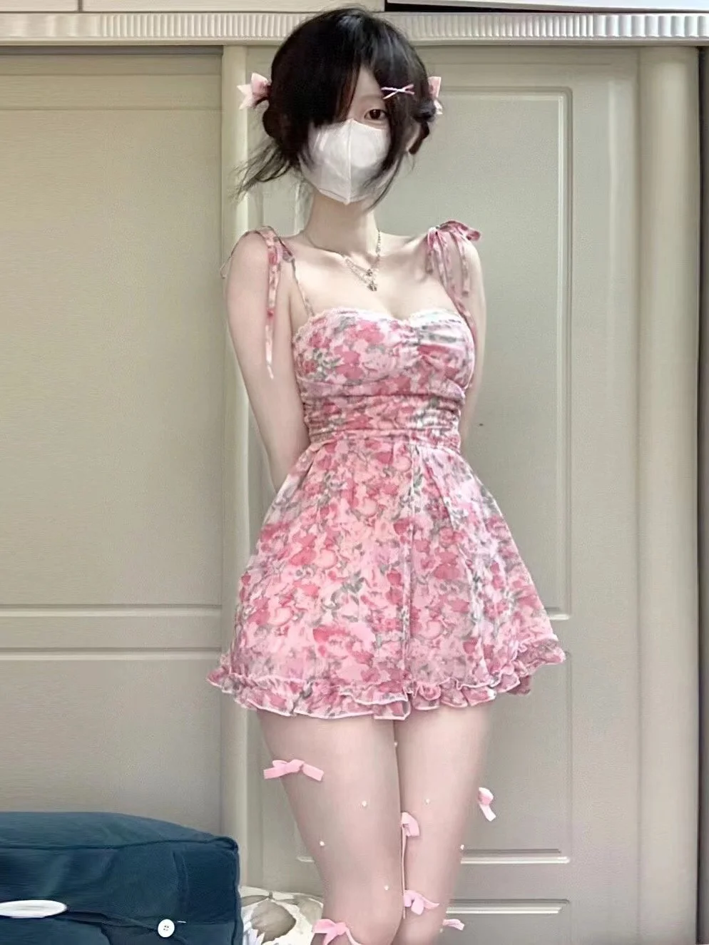 New In Floral Dresses Short Su - Summer Clothing Zara บทวิจารณ์และราคา