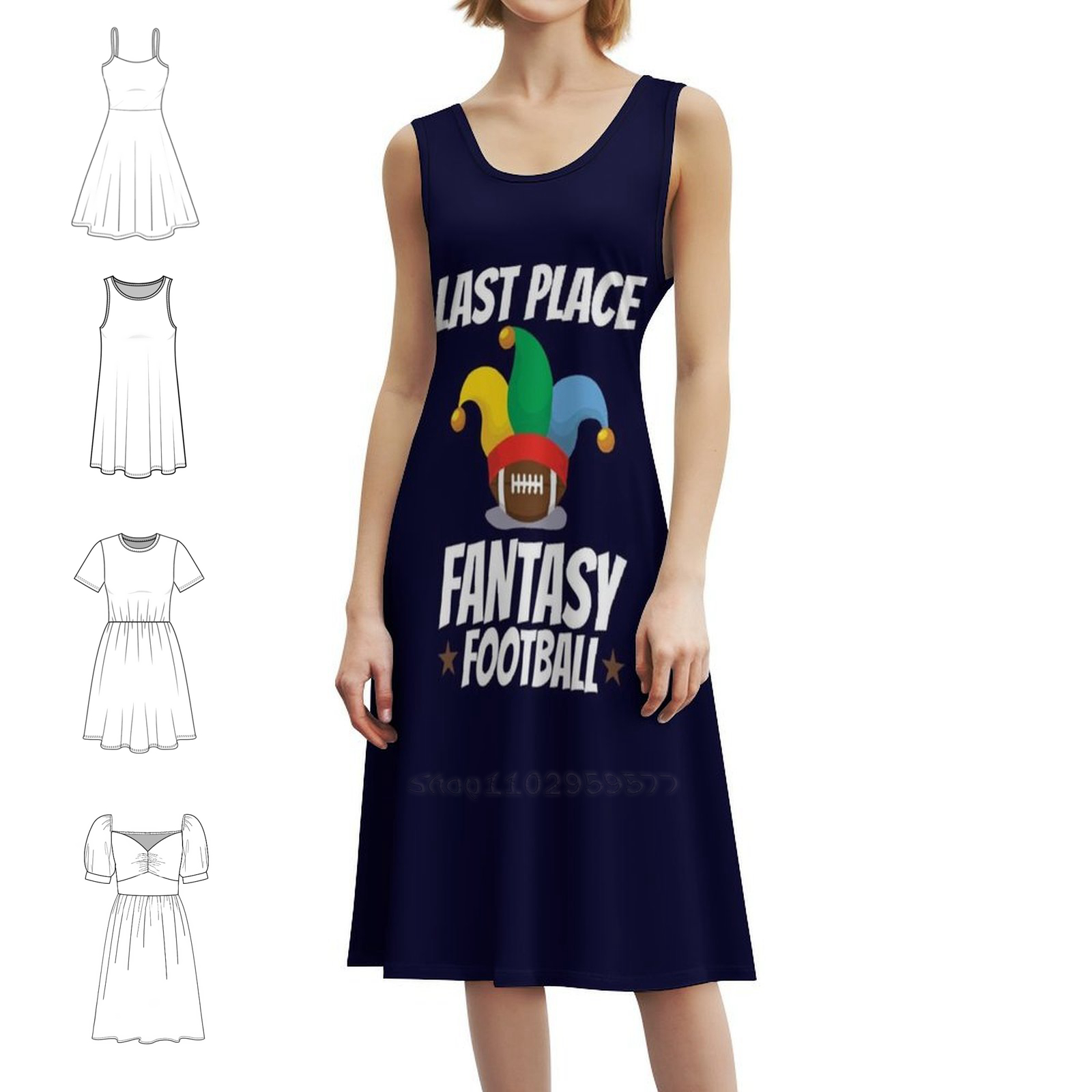 Last Place Fantasy Football Wo - Summer Clothing Places บทวิจารณ์และราคา