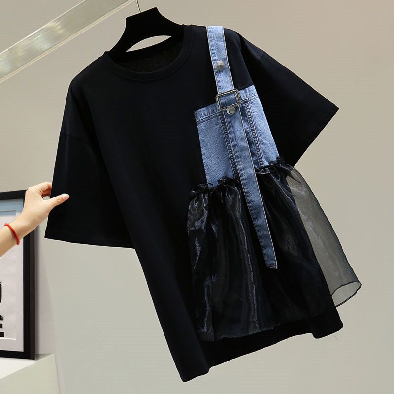 Streetwear Stylish Asymmetrica - Summer Gauze Clothing บทวิจารณ์และราคา