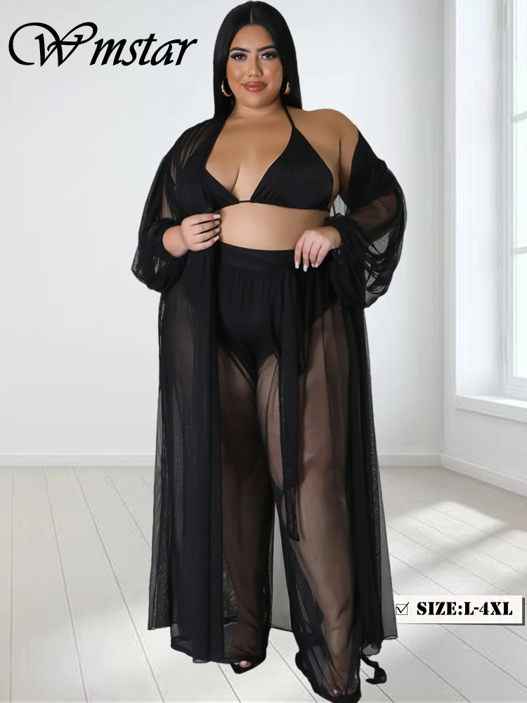 Wmstar Plus Size Two Piece Set - Summer Clothing Wholesale บทวิจารณ์และราคา
