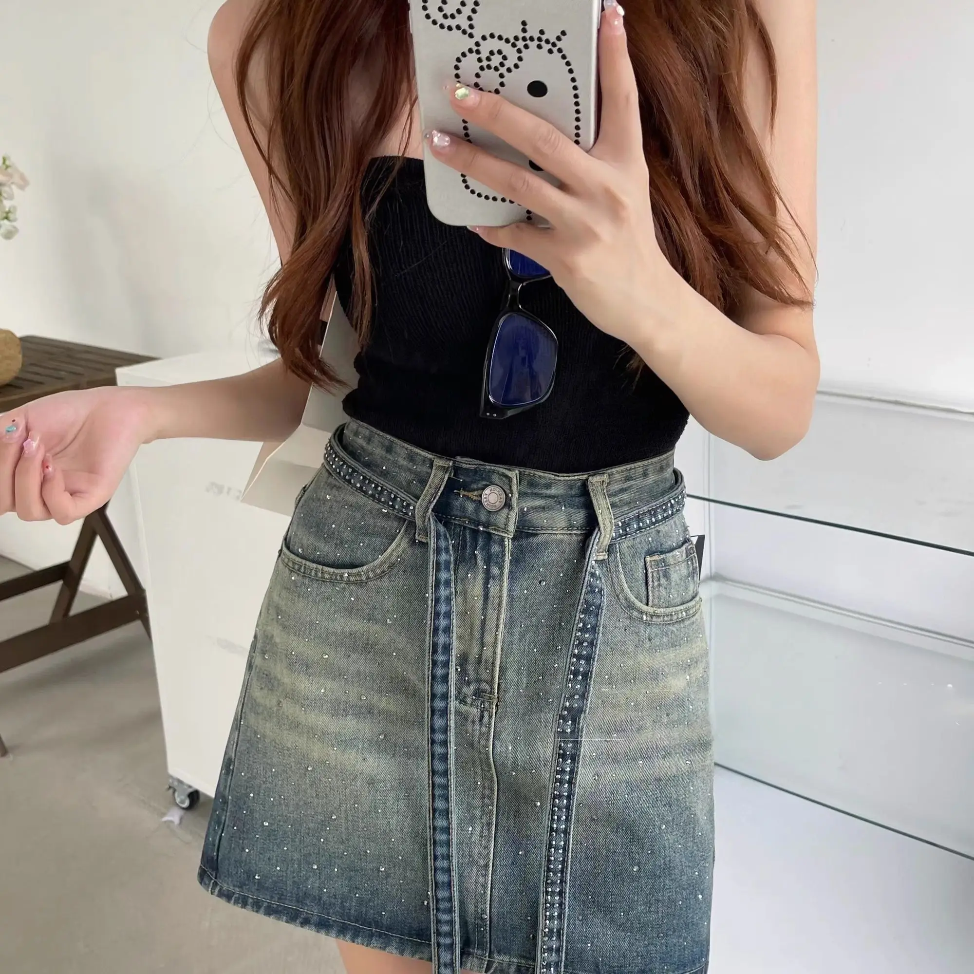 Jeans Skirts For Women Gradien - Summer Clothing Trends 2025 Women'S บทวิจารณ์และราคา