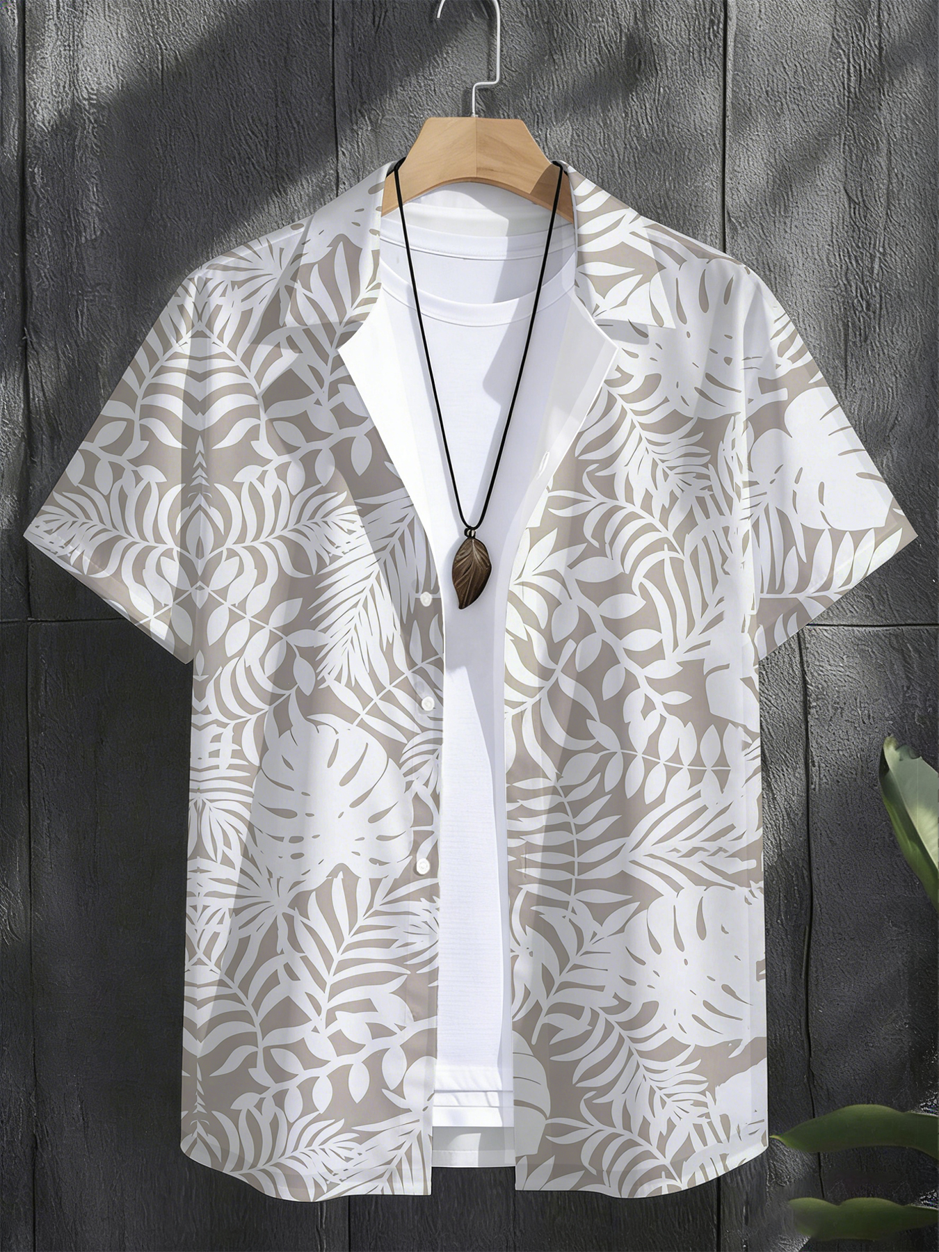 Summer Men's Casual Hawaiian S - Beach Shirt Hawaiian บทวิจารณ์และราคา