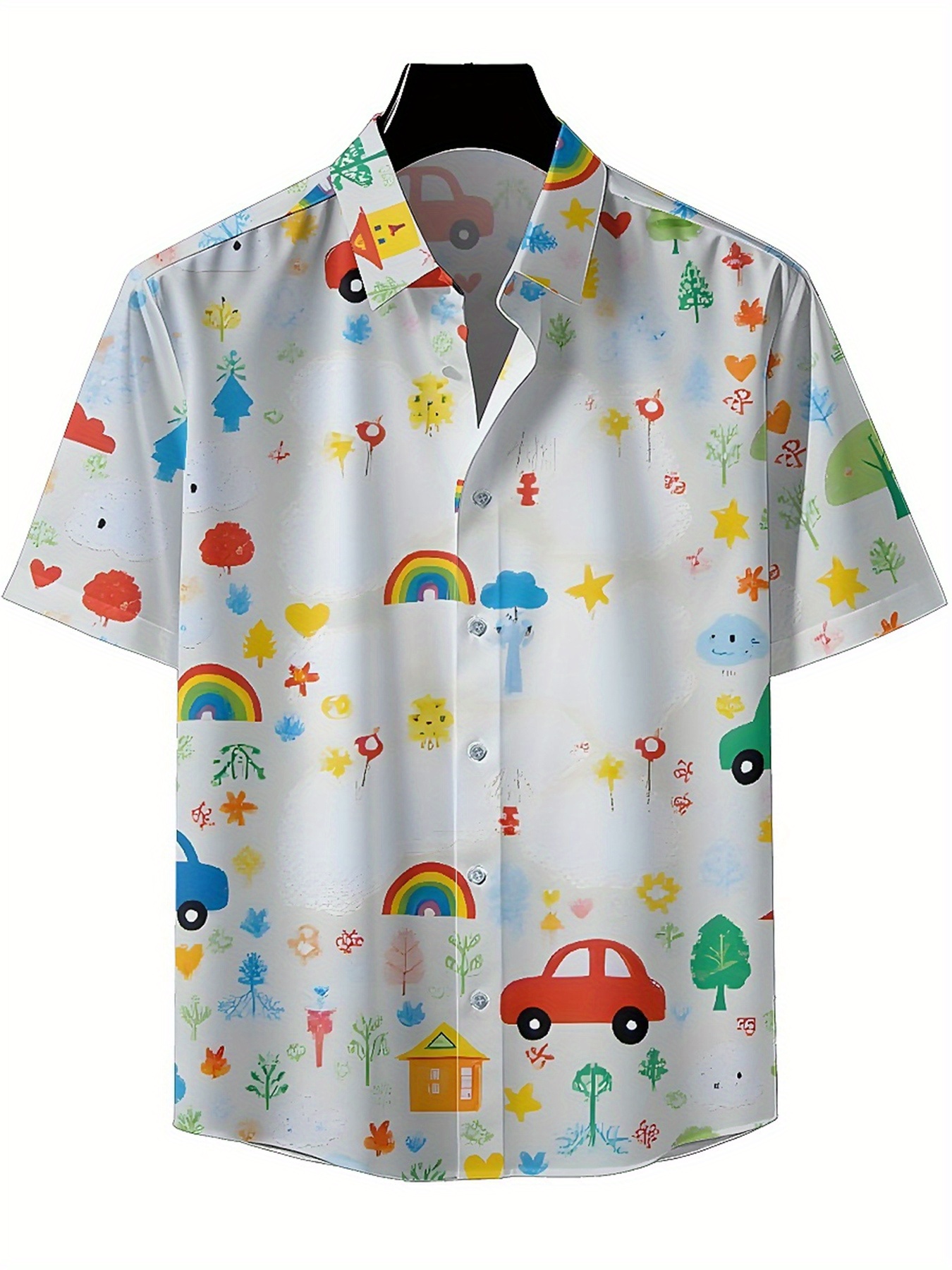 Men's Plus Size Hawaiian Shirt - Beach Shirt Hawaiian บทวิจารณ์และราคา