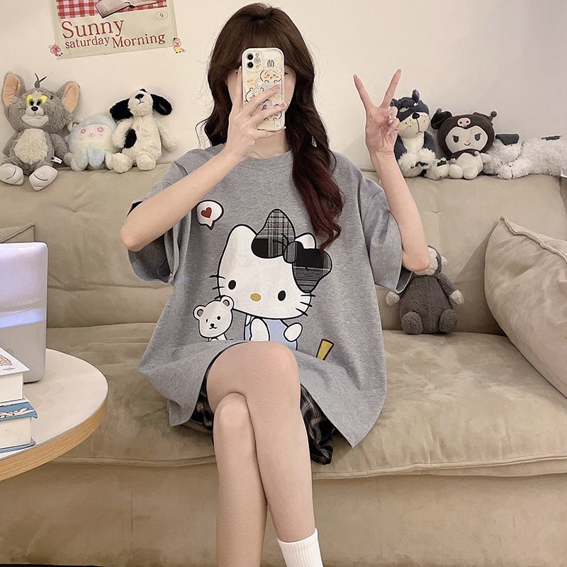 Pajama Girl Hello Kitty Summer - Summer Clothes บทวิจารณ์และราคา
