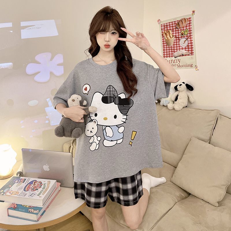 Pajama Girl Hello Kitty Summer - Summer Clothes บทวิจารณ์และราคา