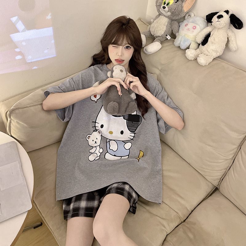 Pajama Girl Hello Kitty Summer - Summer Clothes บทวิจารณ์และราคา