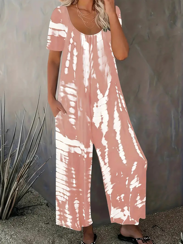 Plus Size Stripe Printed Round - Summer Clothing Plus Size Women บทวิจารณ์และราคา