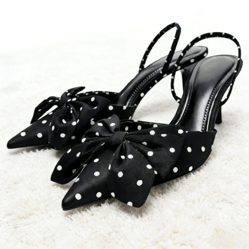 Brown Polka Dot Butterfly Knot - Summer Clothing Brands บทวิจารณ์และราคา