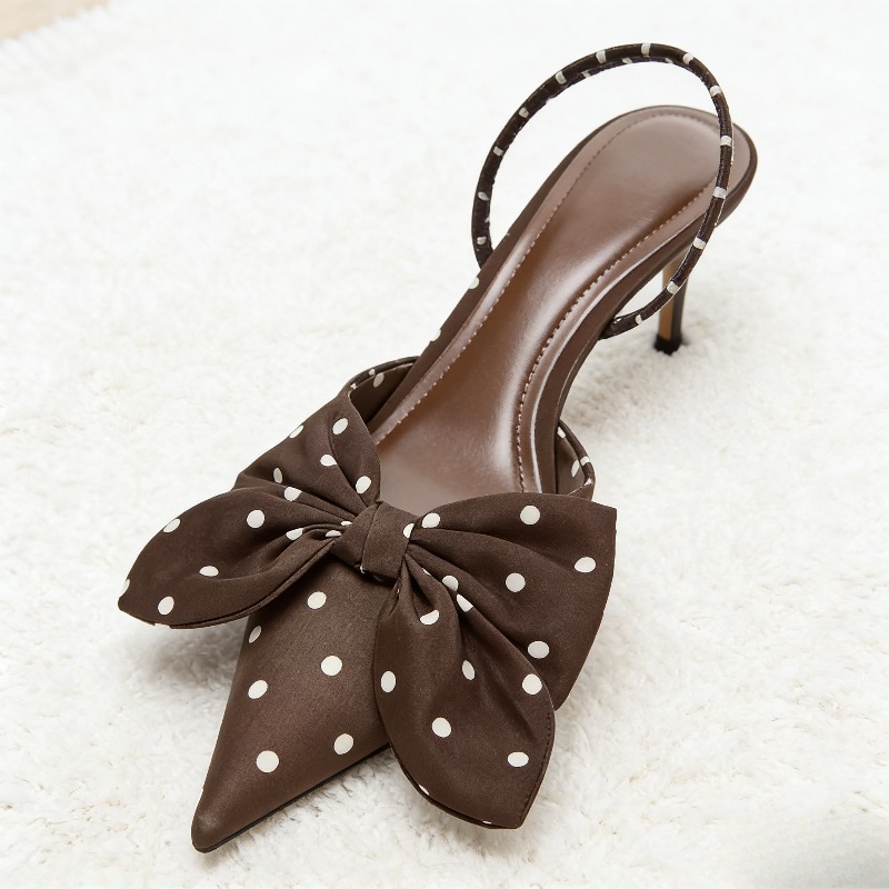 Brown Polka Dot Butterfly Knot - Summer Clothing Brands บทวิจารณ์และราคา