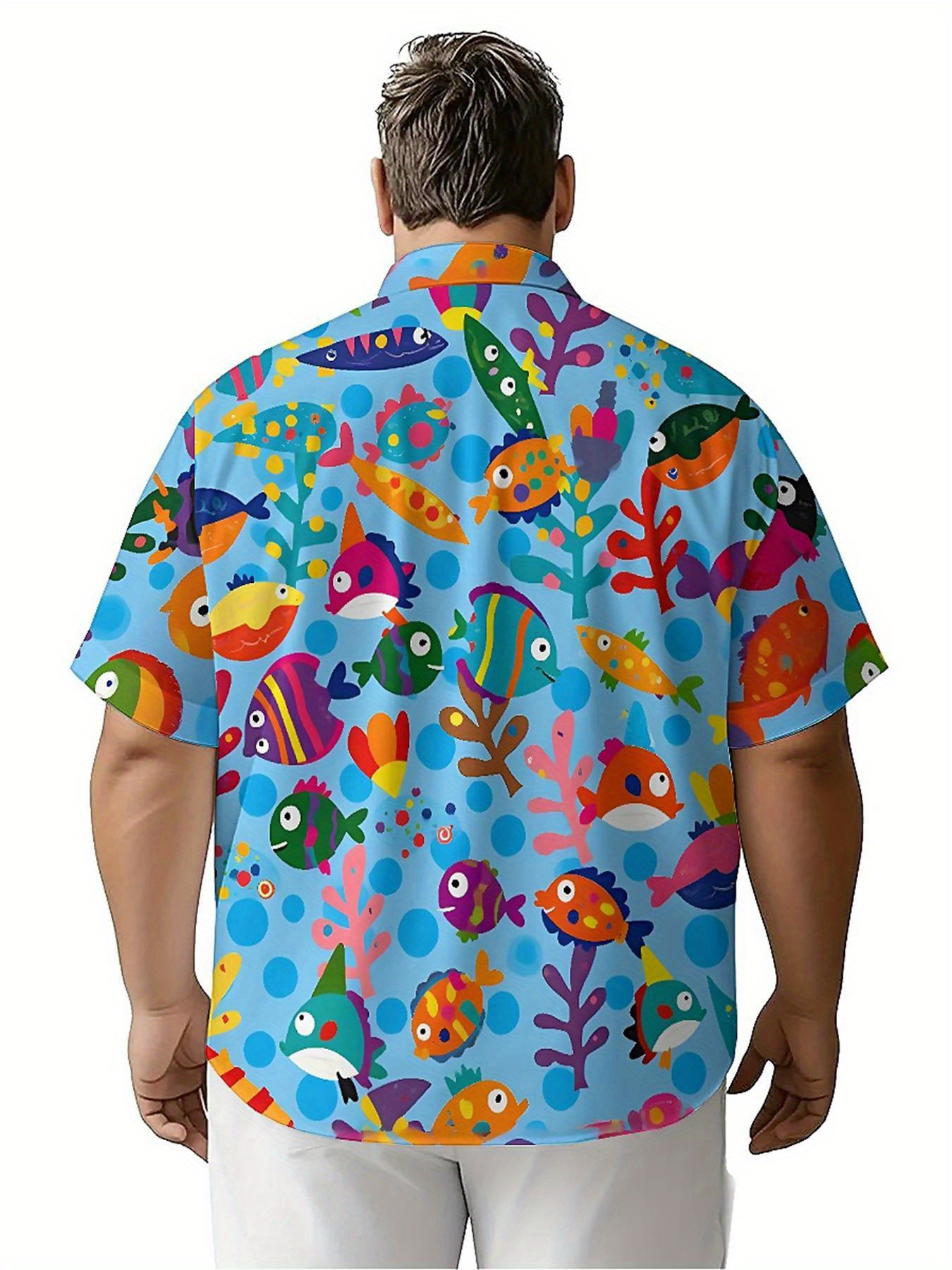 Men's Plus Size Hawaiian Shirt - Beach Shirt Hawaiian บทวิจารณ์และราคา