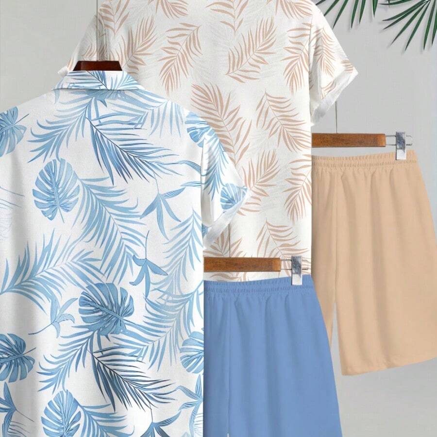 Mens Casual Hawaiian Shirt And - Beach Shirt Hawaiian บทวิจารณ์และราคา