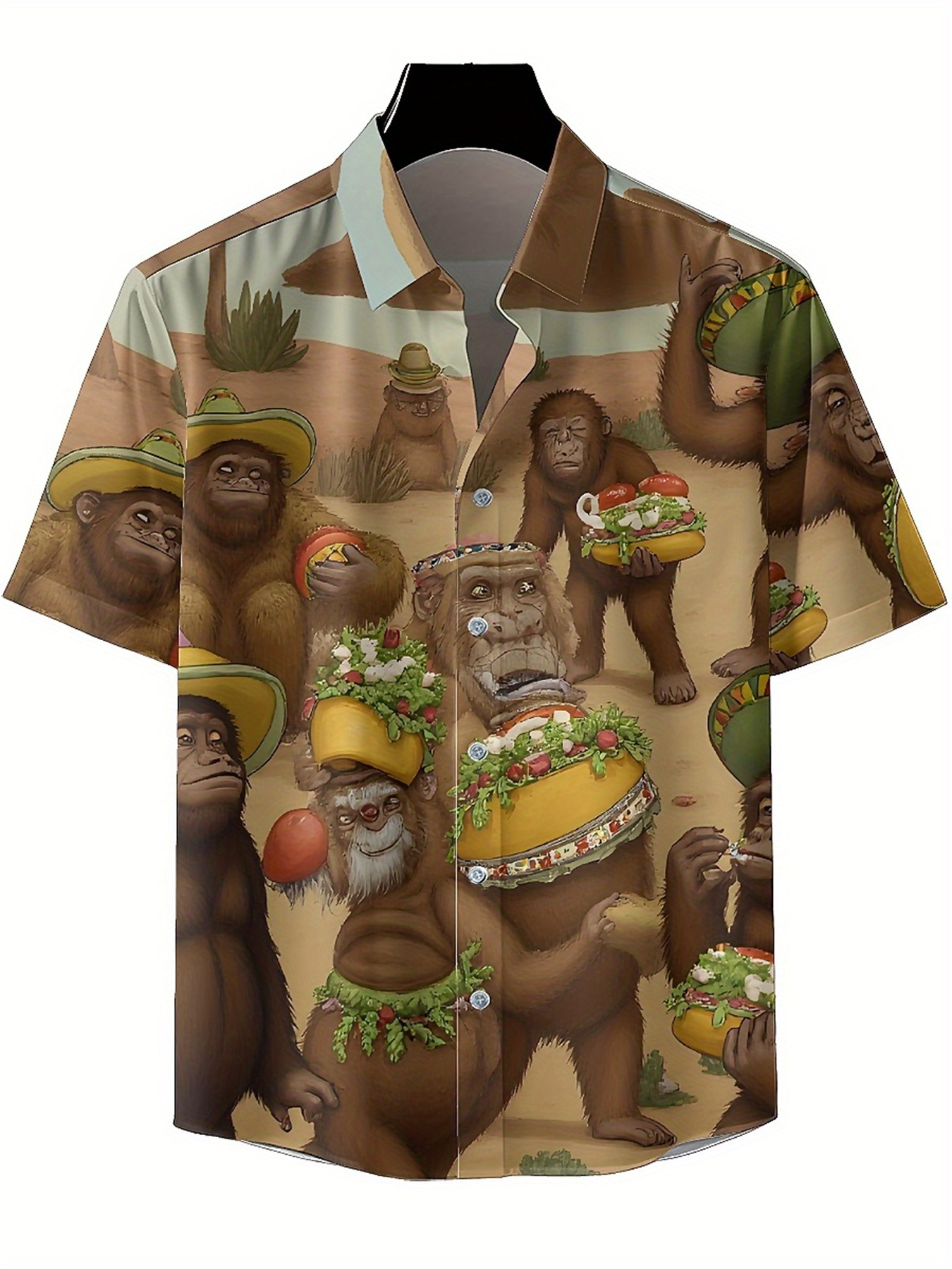 Men's Plus Size Hawaiian Shirt - Beach Shirt Hawaiian บทวิจารณ์และราคา