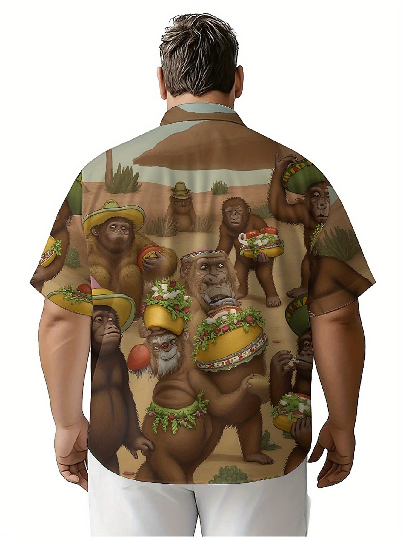 Men's Plus Size Hawaiian Shirt - Beach Shirt Hawaiian บทวิจารณ์และราคา