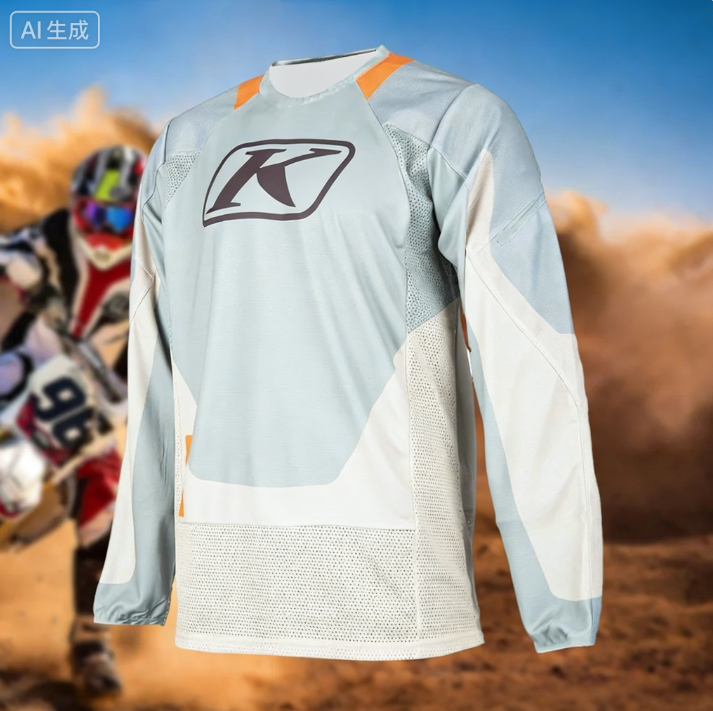 Summer BMX DH MTB Long Sleeved - Summer Knit Clothing บทวิจารณ์และราคา