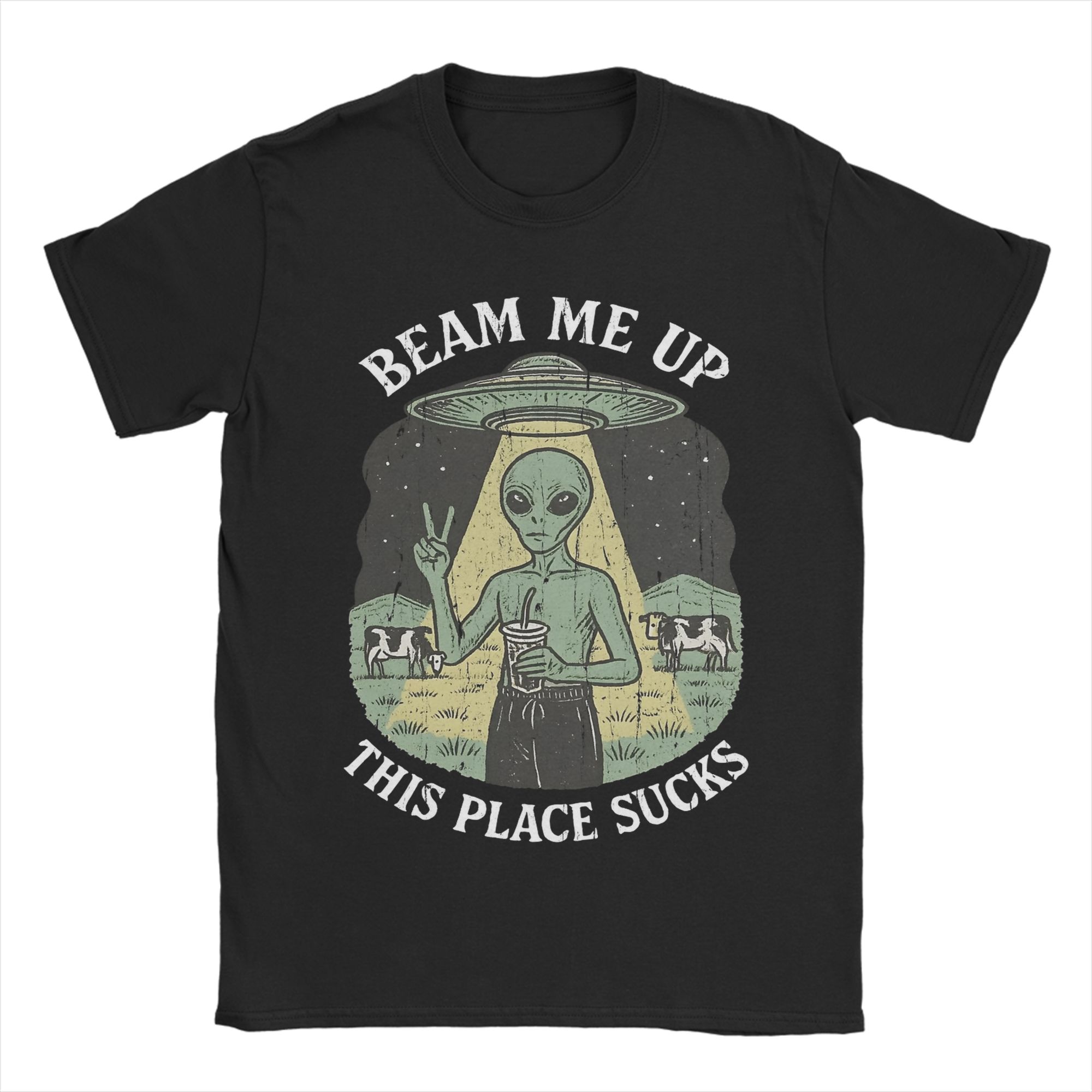 Funny Beam Me Up This Place Su - Summer Clothing Places บทวิจารณ์และราคา