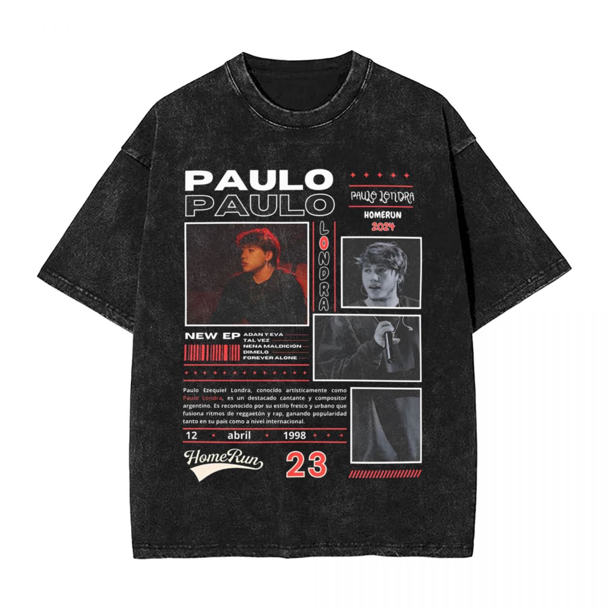 Men Women T-Shirt Paulo Londra - Summer Clothing Ideas For Women บทวิจารณ์และราคา
