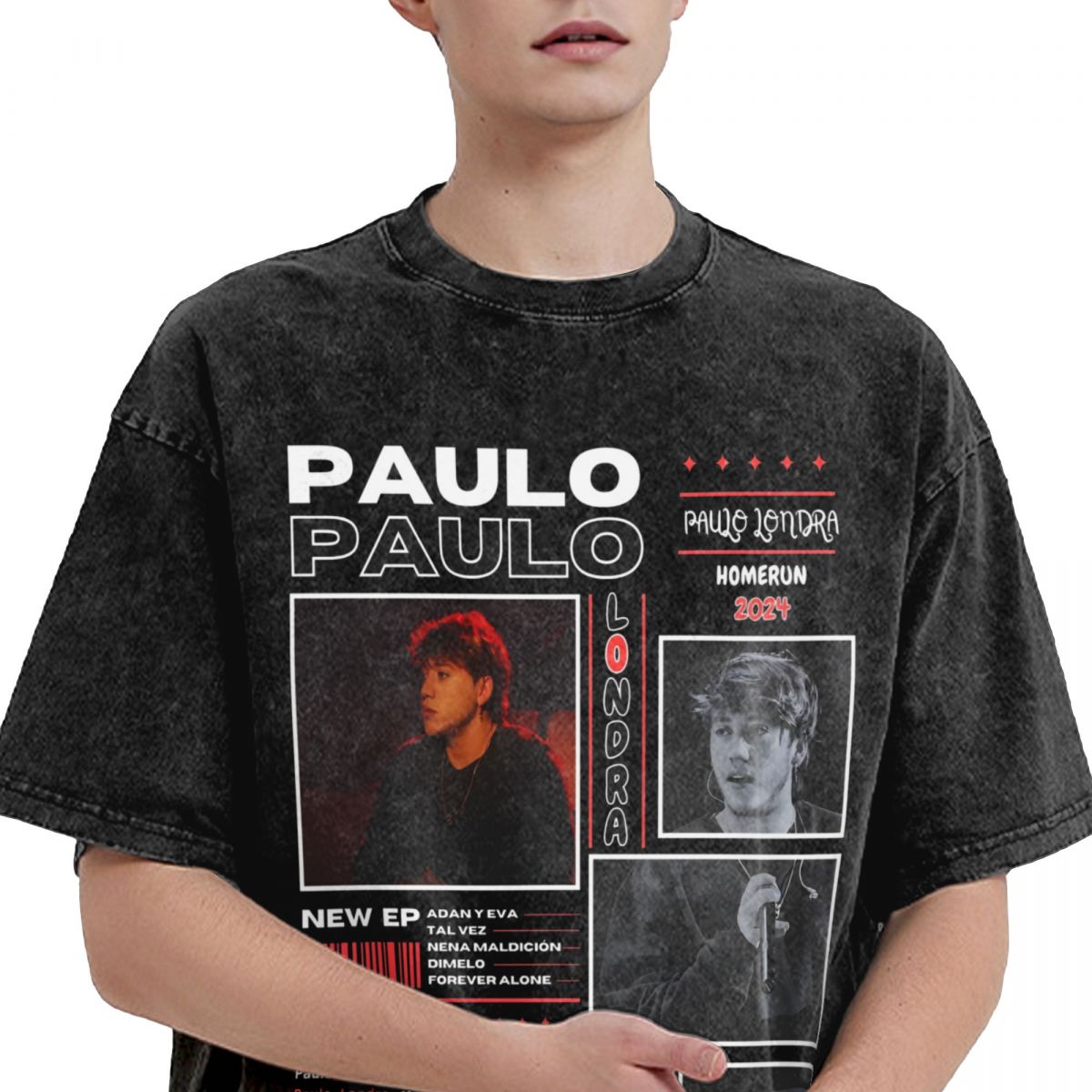 Men Women T-Shirt Paulo Londra - Summer Clothing Ideas For Women บทวิจารณ์และราคา