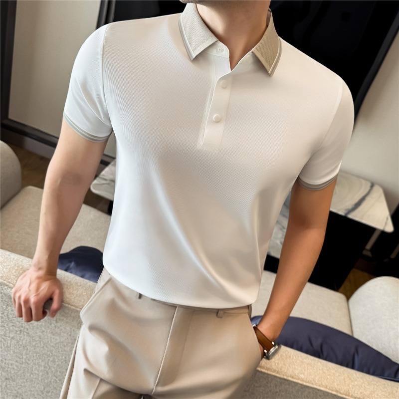 High Stretch Short Sleeved Pol - Summer Light Clothing บทวิจารณ์และราคา
