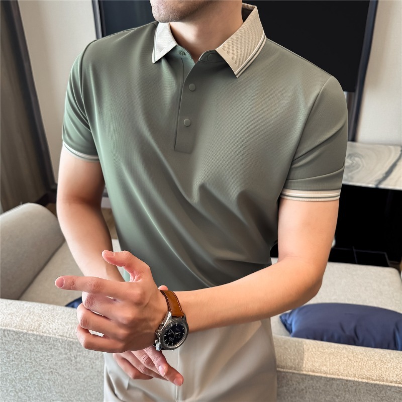 High Stretch Short Sleeved Pol - Summer Light Clothing บทวิจารณ์และราคา