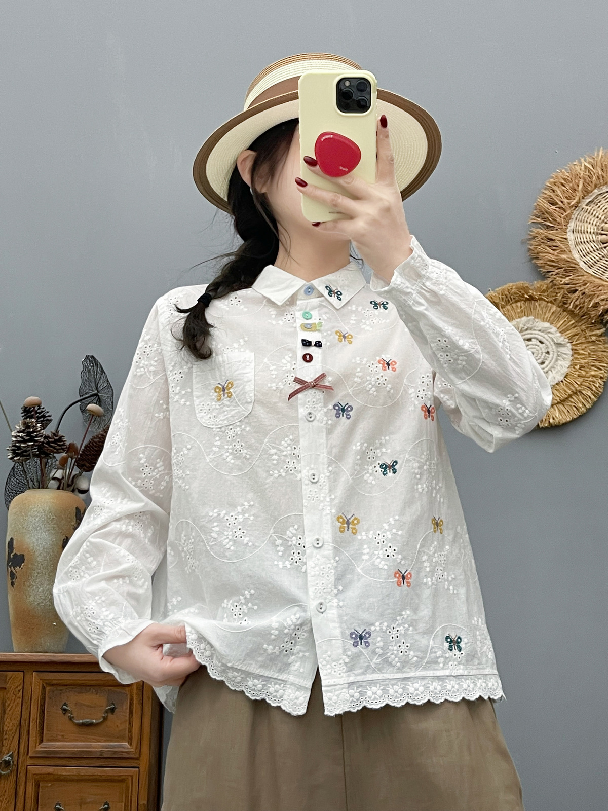 Women's Bohemian Blouse Ethnic - Japan Summer Clothing Women บทวิจารณ์และราคา