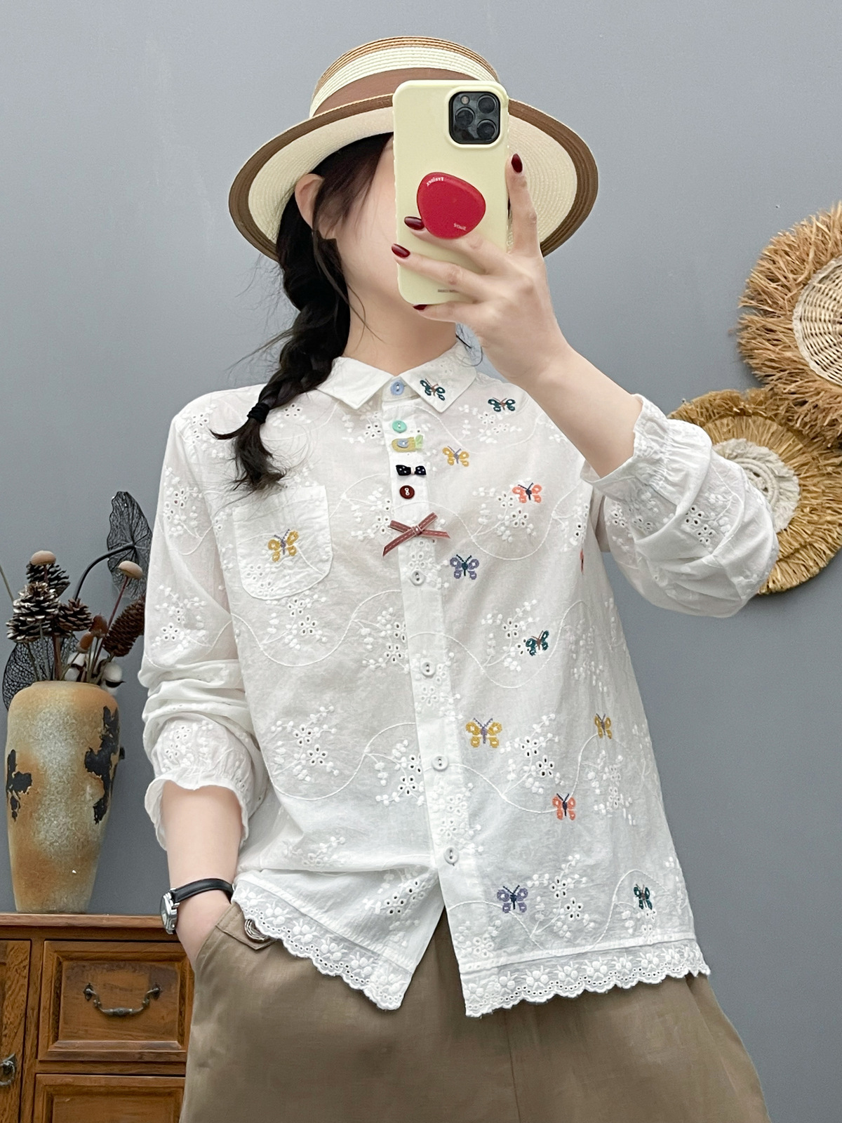 Women's Bohemian Blouse Ethnic - Japan Summer Clothing Women บทวิจารณ์และราคา