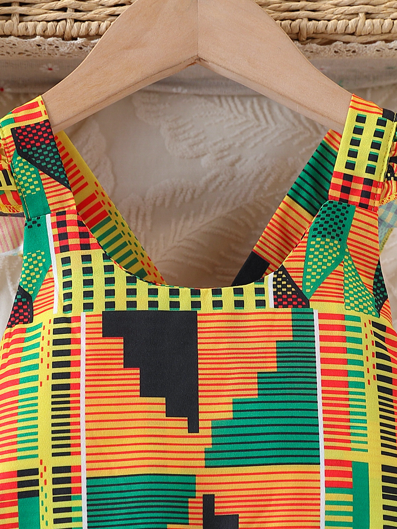 Girls summer African bohemian  - Summer Clothing For Girls บทวิจารณ์และราคา