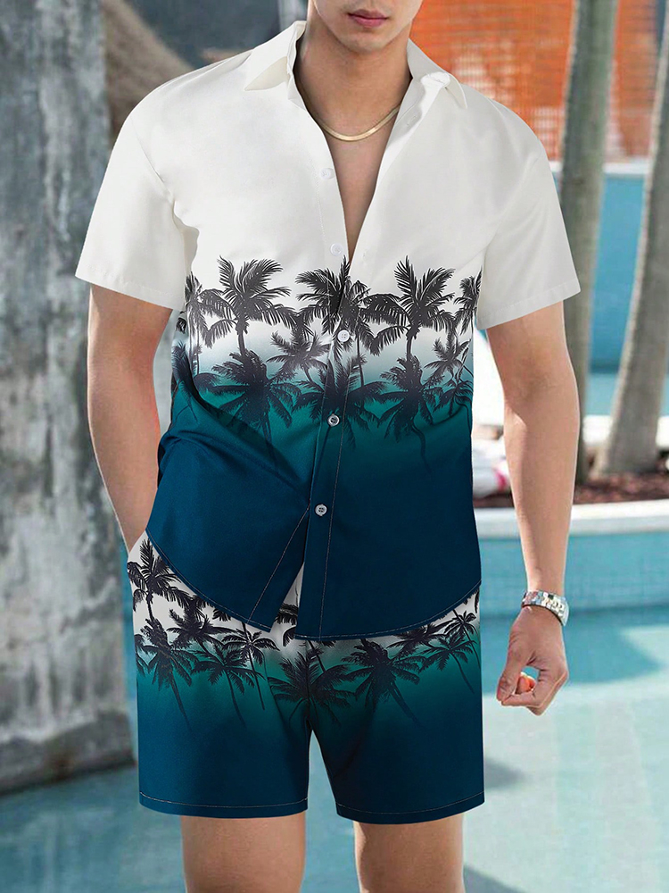 Men's Hawaiian Short-sleeved S - Beach Shirt Hawaiian บทวิจารณ์และราคา